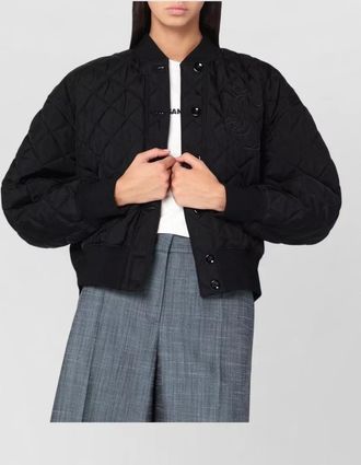 Jil Sander quilted single breasted coat