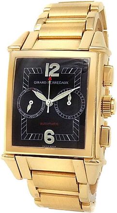 Girard Perregaux Pre-owned Girard Perregaux Vintage 1945 Chronograph Automatic Black Dial Mens Watch 2599