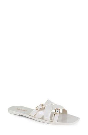Kensie Jellie Slide Sandal in Off White at Nordstrom Rack, Size 10
