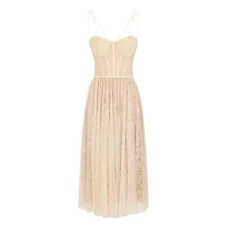 Elisabetta Franchi Dames, Jurken, Roze, Maat: L Leer