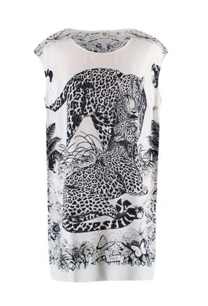 Herm&egrave;s Jungle Love Tatouage Twill Tunic Size XXS