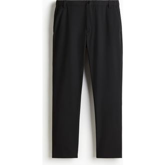 H&M Slim Fit Trousers in Black at Nordstrom, Size Xxx-Large