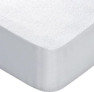 Muemue Protector de colch&oacute;n algod&oacute;n blanco 150x190/200