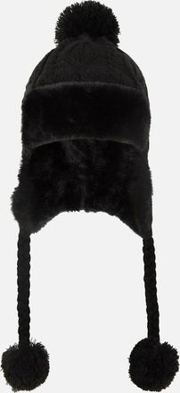 Mountain Warehouse Womens Mountain Warehouse Womens/Ladies Sierra Knitted Thermal Bomber Hat - Black - Size: ONE size