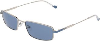 DKNY DK119S 040 Womens Sunglasses Silver Size 56