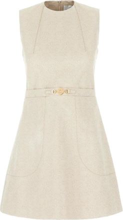 Patou Short Dresses, female, Beige, Size: S Short Dress