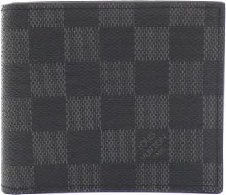 Louis Vuitton Graphite Coated Canvas Wallet (Bi-Fold) (Pre-Owned)