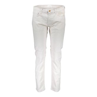 GANT Slim-fit Trousers, female, White, Size: W26 Straight Trousers