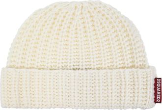 Dsquared2 Accessoires, Heren, Beige, ONE Size, Wol, Wollen Beanie Hoed Room Logo