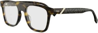 Fendi Glasses, male, Brown, Size: 53 MM Eyeglasses