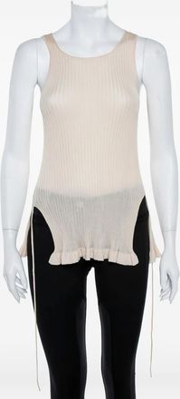 Dior Top con spacco laterale - Toni neutri