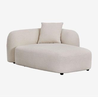 Sklum Sklum - M&oacute;dulo Chaise Longue Derecho Para Sof&aacute; Modular En Chenilla Coco