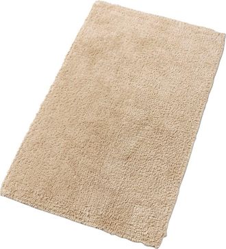 Christy Reversible Deep Pile Thick Cotton Bath Rug in Stone at Nordstrom