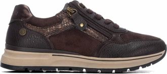 Refresh Womens Casual Suede Sneakers In Brown