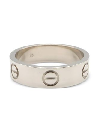 Cartier 2010s Love ring - unisex - White Gold - One Size - Silver