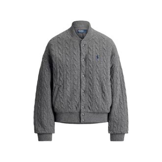 Ralph Lauren Cable-knit Bomber Jacket