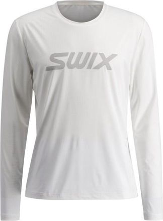 Swix Relay L/S Laufshirt f&uuml;r Herren | grau/wei&szlig;