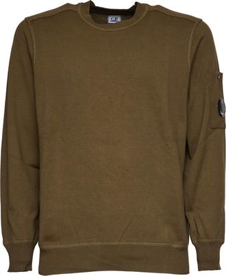C.P. Company Sea Island Cotton Crewneck Lens Sweatshirt
