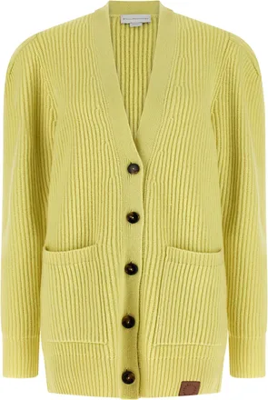 Stella McCartney Bicolor Virgin Wool Womens Cardigan