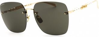Gucci Grey Square Ladies Sunglasses GG1923SA 001 63