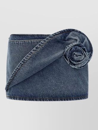 Magda Butrym denim high-rise mini skirt