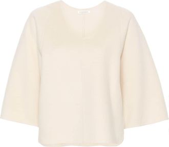 By Malene Birger Calya top - women - Wool - 36 - White