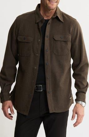 J.A.C.H.S. Brushed Button Front Jacket in Brown at Nordstrom Rack, Size Medium