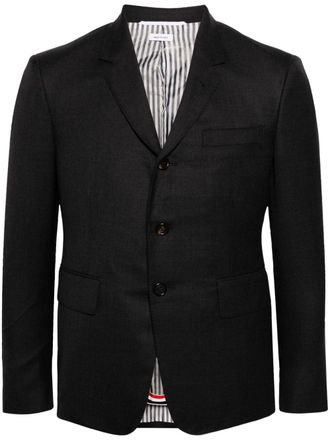 Thom Browne Blazer met enkele rij knopen - Grijs