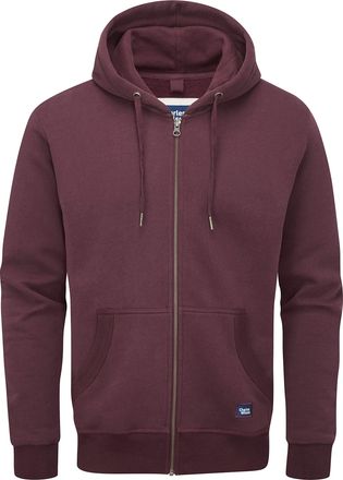 Charles Wilson Mens Full Zip Midweight Hoody (XXL, Dark Port (0822))