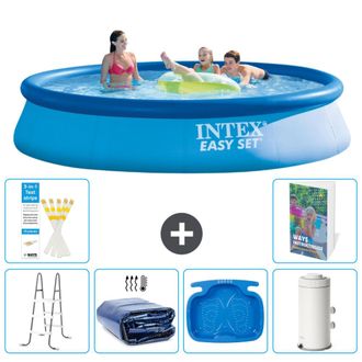 Intex Piscina Easy Set Redonda - 396x84 Cm - 7-piezas S144