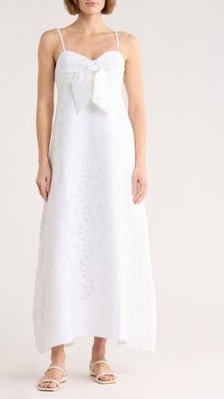 Lilly Pulitzer Sarahlynne Maxi Dress in Resort White Palm at Nordstrom Rack, Size 00