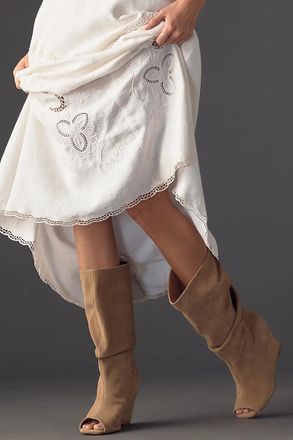 Silent D Kiki Peep-Toe Tall Boots