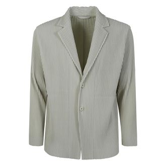 Issey Miyake Heren, Jassen, Groen, Maat: M Leer