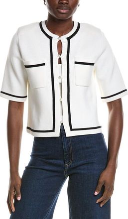 Minnie Rose Tipped Cropped Jacket