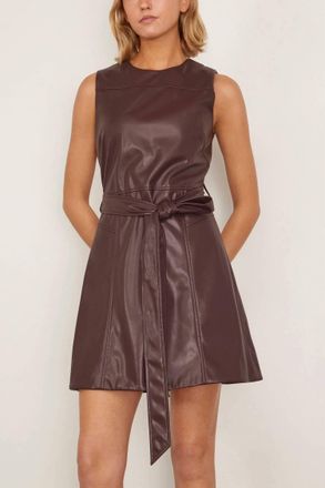 Tanya Taylor Claudia Dress In Oxblood