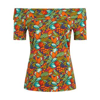 King Louie Dames, Blouses & Shirts, Veelkleurig, Maat: XL Viscose