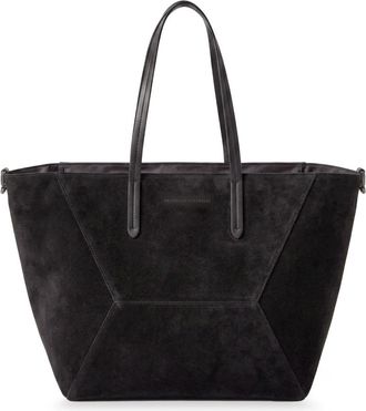 Brunello Cucinelli BC Duo Bag - Dames - Shoppers - Zwart - ONE Size - Su&egrave;de - Tassen