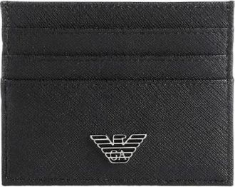 Emporio Armani Portefeuilles & Kaarthouders - Heren - Portefeuilles - Zwart - ONE Size - Accessoires