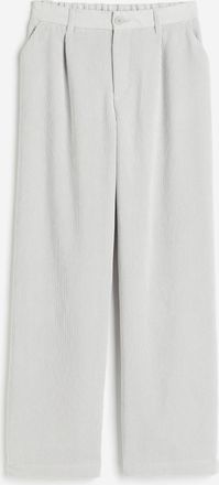 H&M Weite Cordhose - Grau