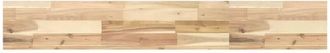 vidaXL Floating Shelf 120x20x4 cm Untreated Solid Wood Acacia Vidaxl