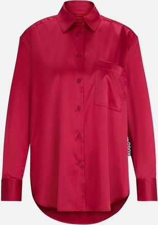 HUGO BOSS Womens Elodina Blouse - Pink - Size: 10