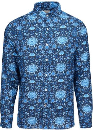Swims Breeze Linen-Blend Printed Shirt