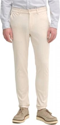 HUGO BOSS P-Kaiton 1-Zip - Heren - Chinos - Beige - W32 L34 - Katoen - Broeken