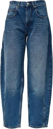 Isabel Marant Oriane Jeans - Dames - Loose Fit Jeans - Blauw - 2XS - Katoen - Jeans