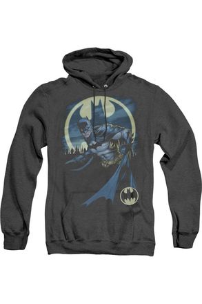 Gildan Batman Heed The Call Adult Heather Hoodie / Hooded Sweatshirt