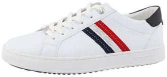 Tom Tailor Plateausneaker TOM TAILOR Ellen, Damen, Gr. 38, weiss (wei&szlig;), Lederimitat, Schuhe Plateausneaker, mit Tom Tailor Stickerei, Freizeitschuh, Halbschuh, 
