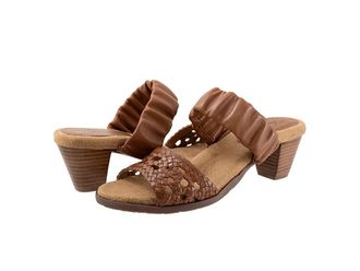 Trotters Mae Womens Sandals Luggage : 8.5 M (B), Leather