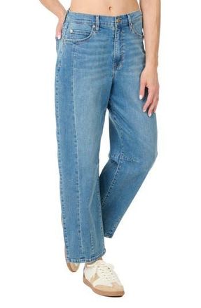Nicole Miller High Waist Arched Leg Jeans in Dark Blue at Nordstrom Rack, Size 24 X 32