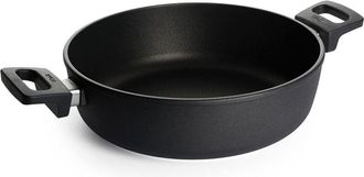 None Woll Nowo - Casseruola in Titanio, induttiva, Diametro 28 cm, Altezza 8 cm, 4,5 Litri, con 2 Manici Laterali, Adatta a Tutti i Piani Cottura