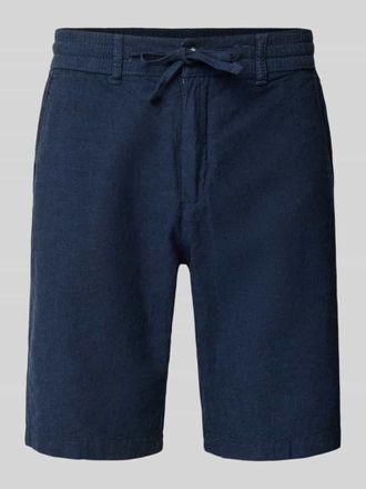 Lindbergh Lindbergh Bermudas aus Leinen-Mix mit franz&ouml;sischen Eingrifftaschen in Dunkelblau, Gr&ouml;&szlig;e XXXL